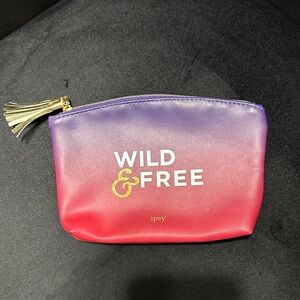 Ipsy Wild & Free Gradient Cosmetic Bag